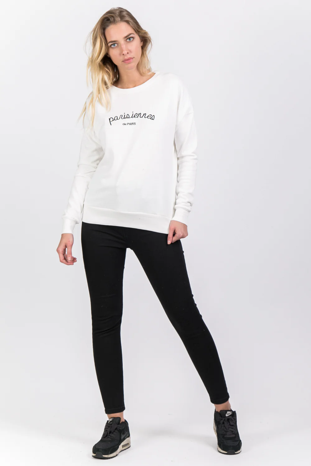 Sweat Parisiennes de Paris Blanc - Image 4