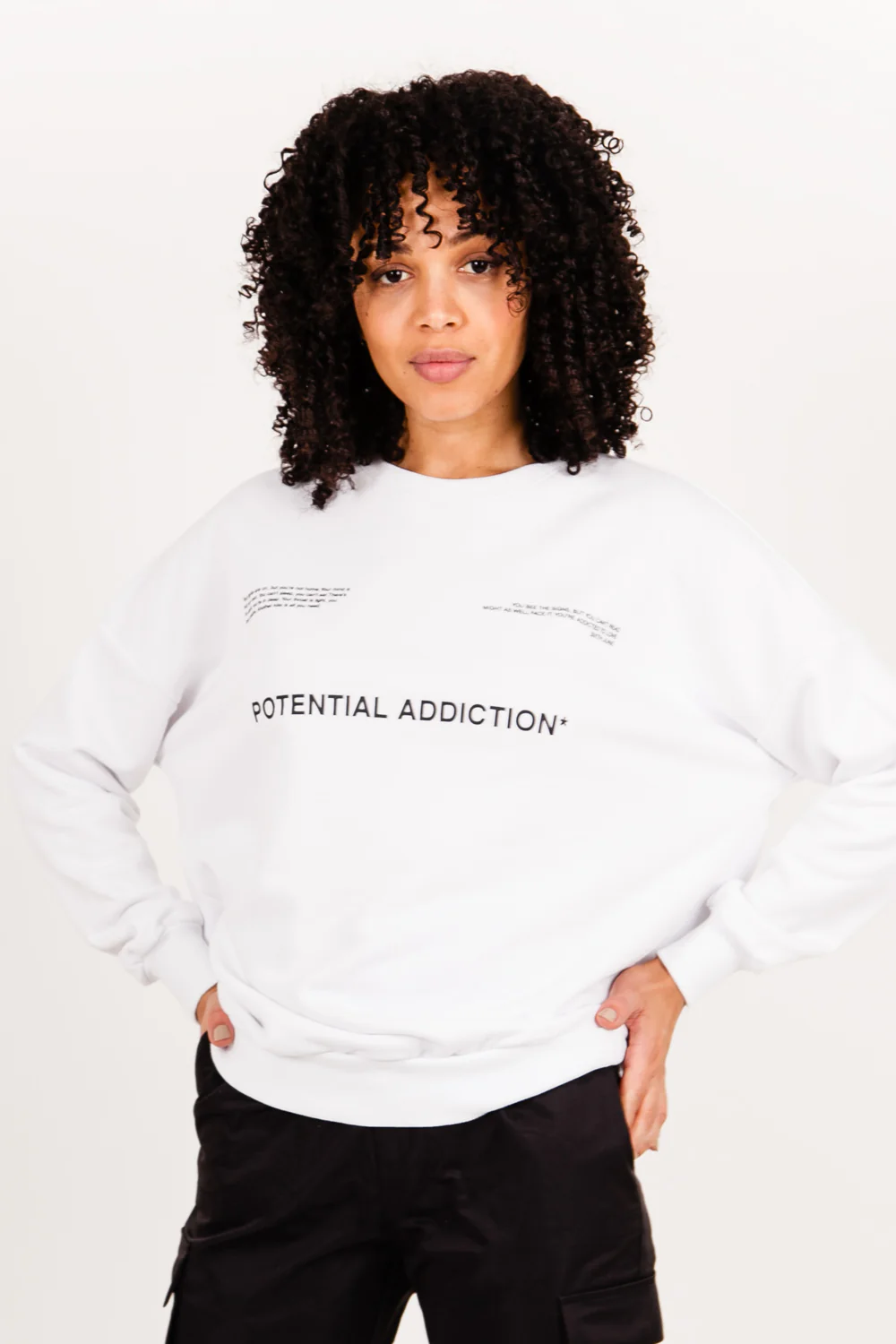 Sweat potential addiction blanc - Image 2