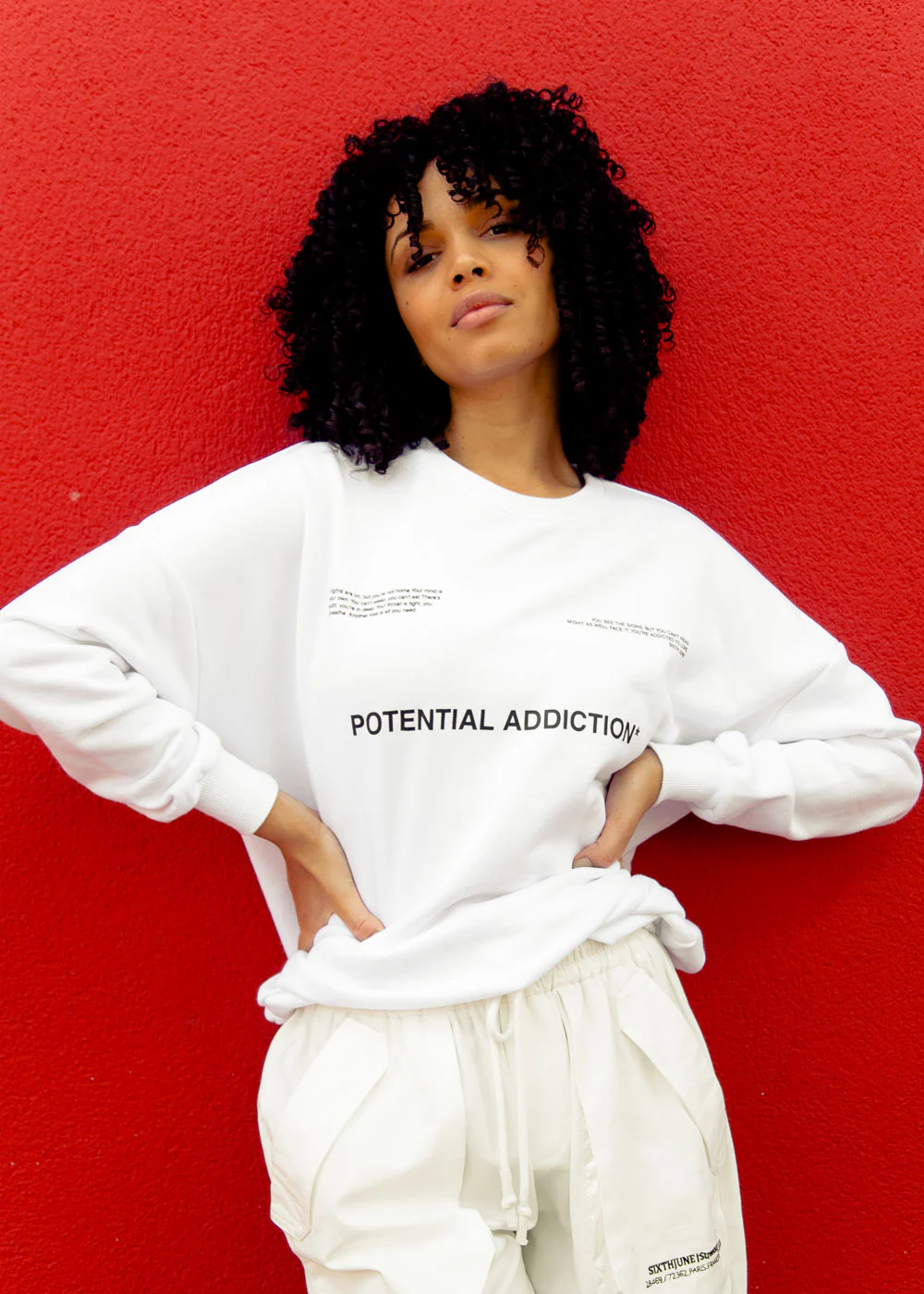 Sweat potential addiction blanc - Image 7