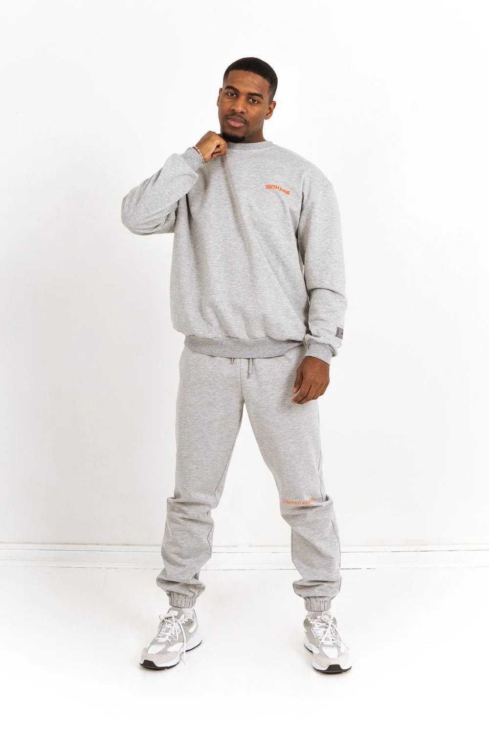 Sweat réfléchissant patch logo Gris - Image 2