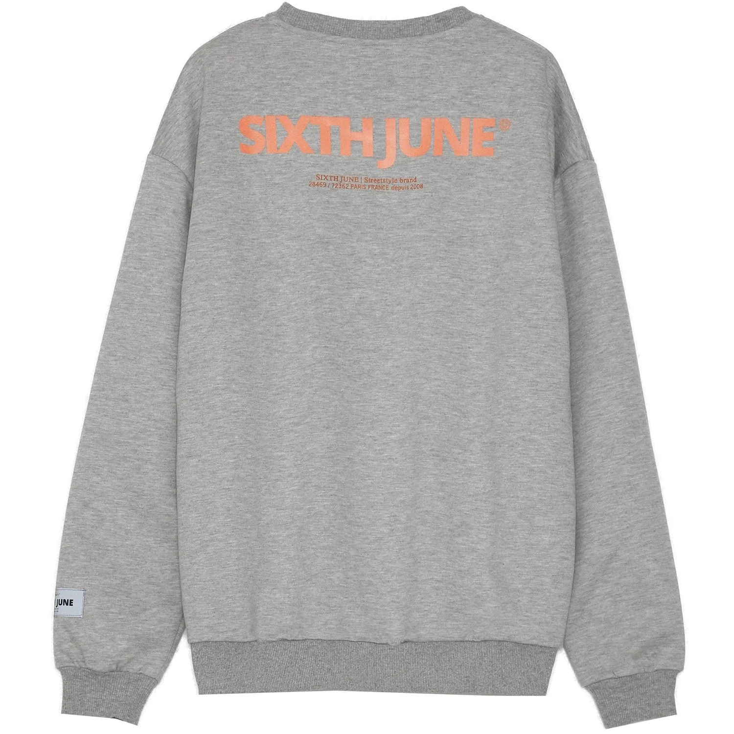 Sweat réfléchissant patch logo Gris - Image 7
