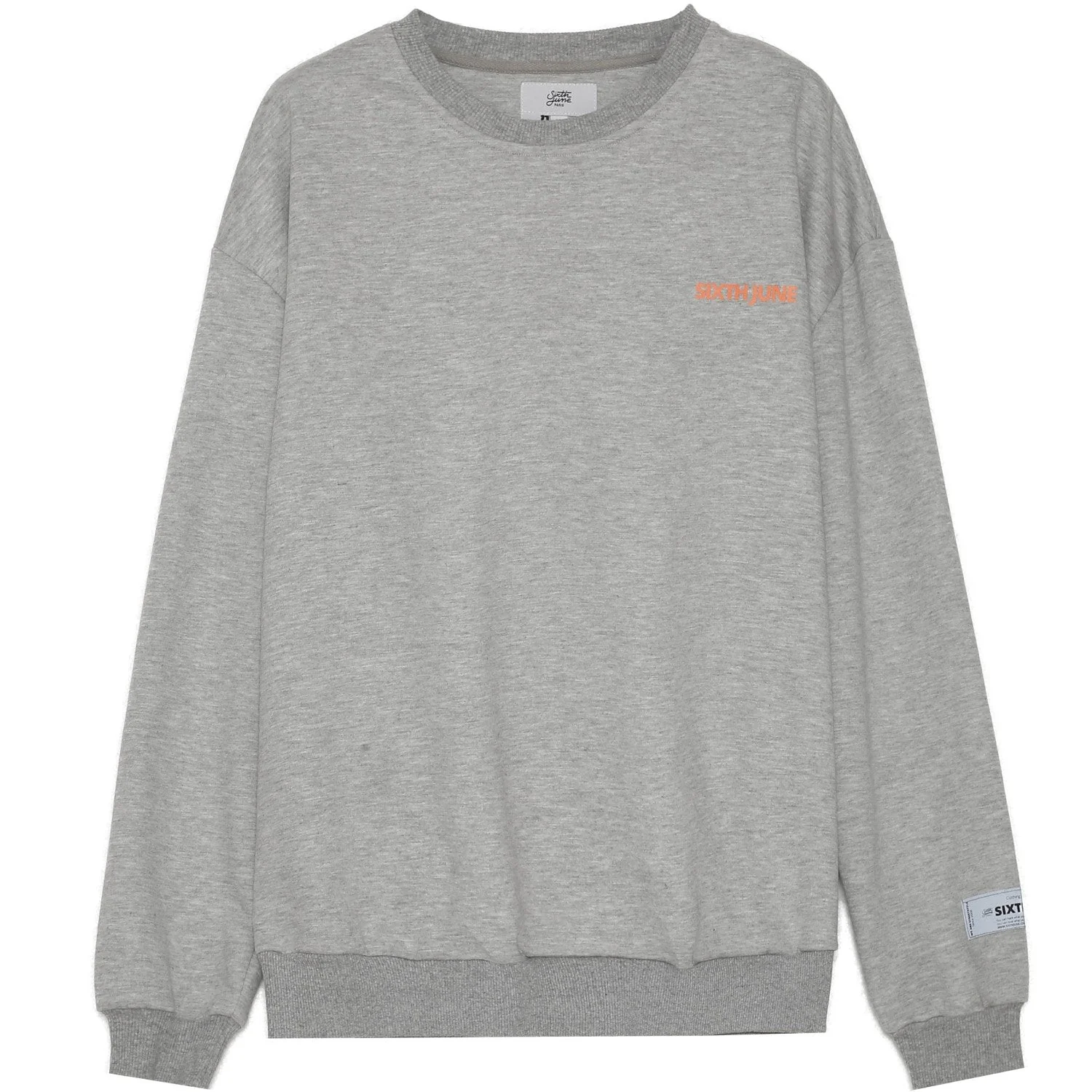 Sweat réfléchissant patch logo Gris - Image 8