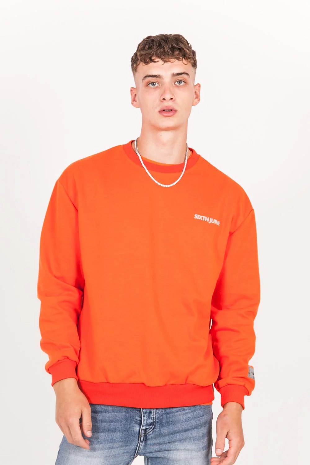 Sweat réfléchissant patch logo orange - Image 5
