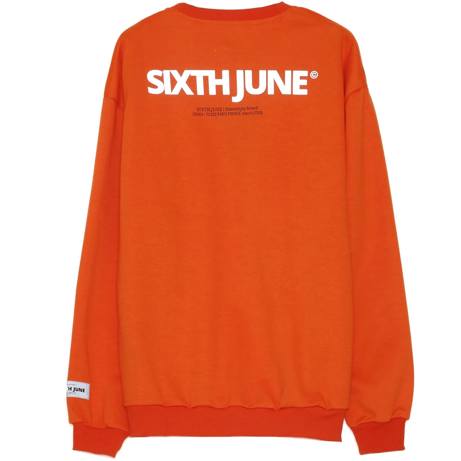 Sweat réfléchissant patch logo orange - Image 7