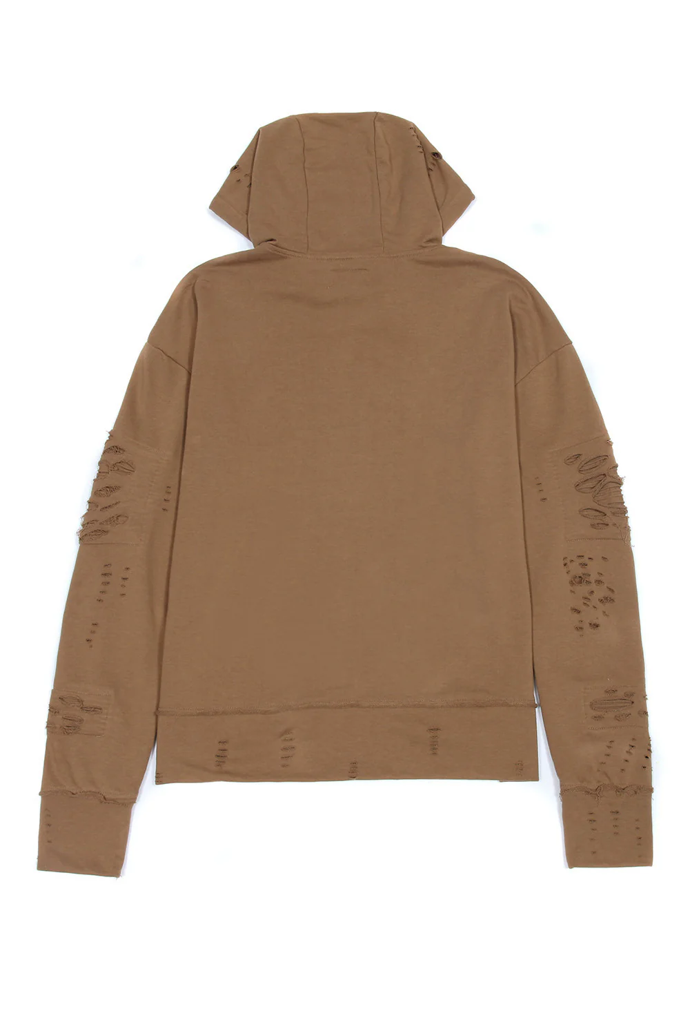 Sweat-shirt biker destroy beige M2414VJA - Image 5