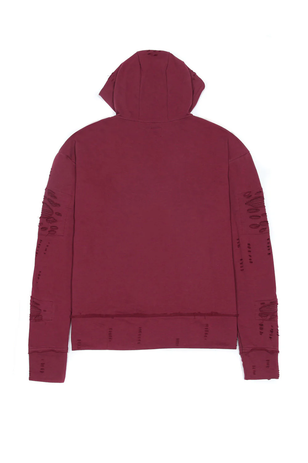 Sweat-shirt biker destroy marsala M2414VJA - Image 6