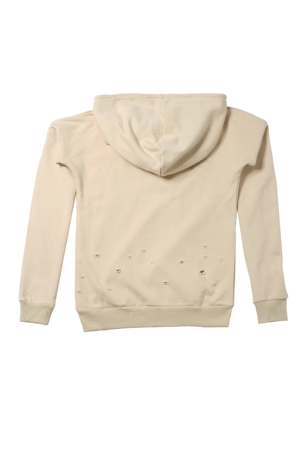 Sweat-shirt Parisiennes destroy beige W2367CS - Image 7
