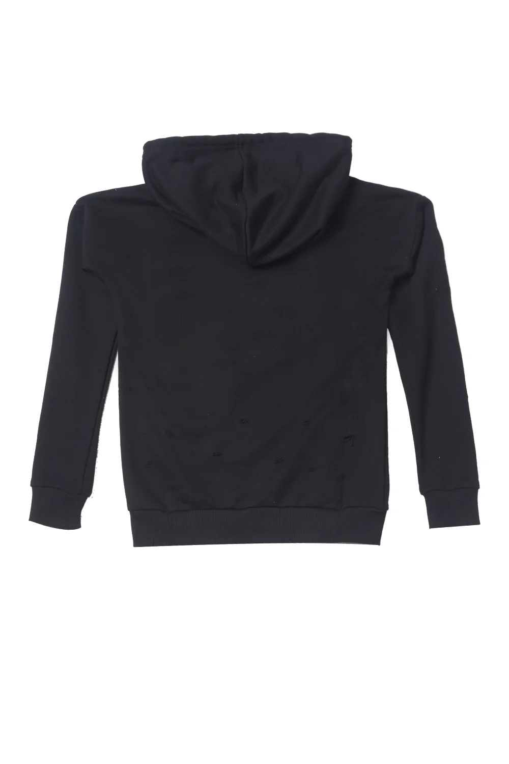 Sweat-shirt Parisiennes destroy noir W2367CS - Image 6