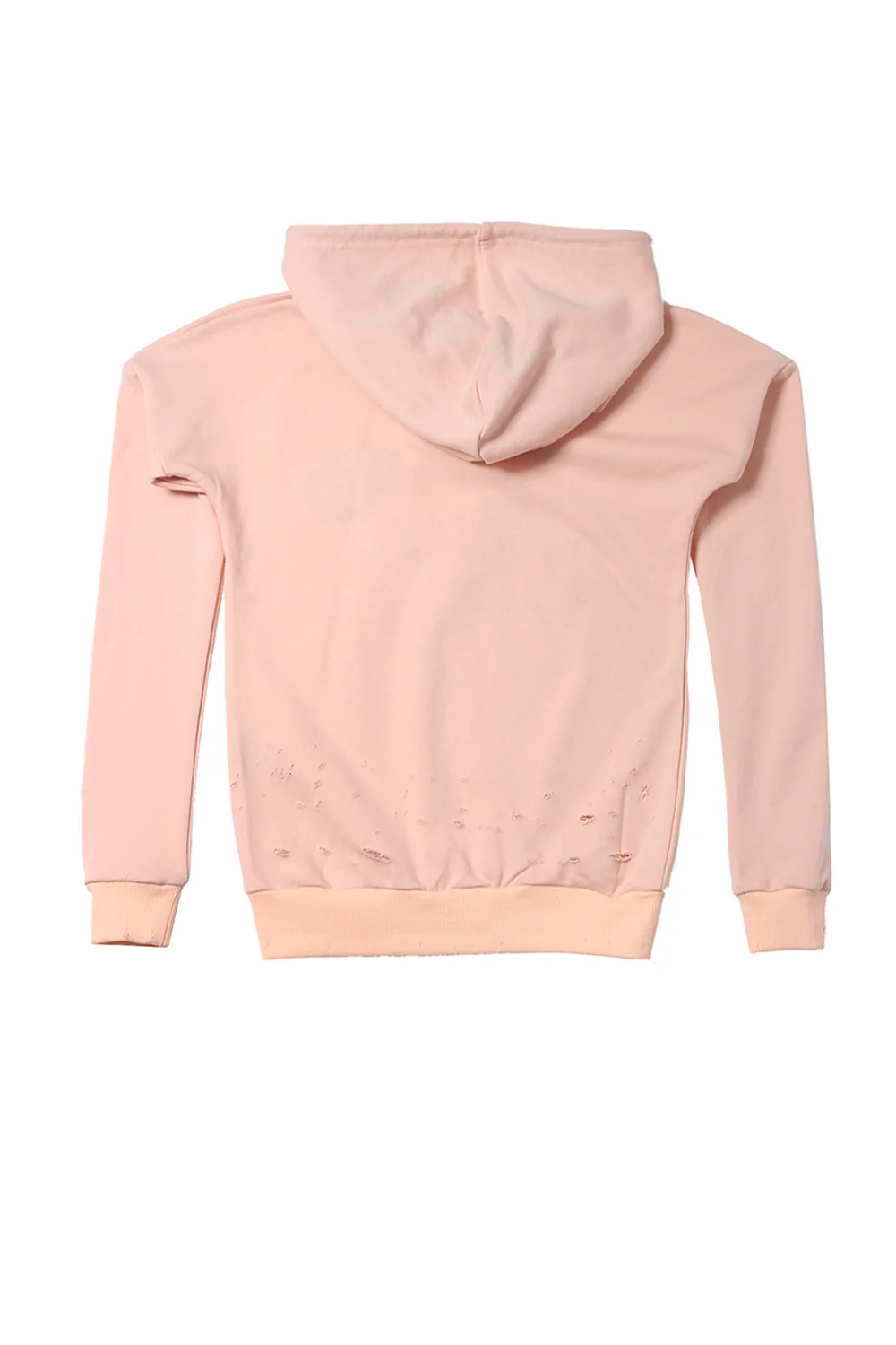 Sweat-shirt Parisiennes destroy rose W2367CS - Image 6