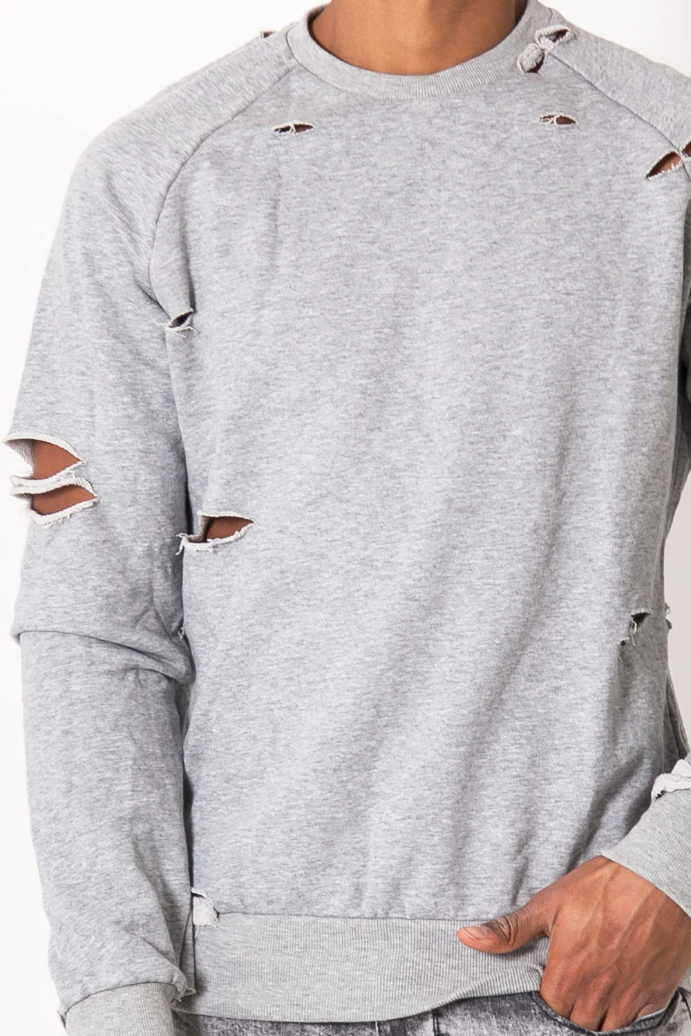 Sweat destroy gris 289AW - Image 2