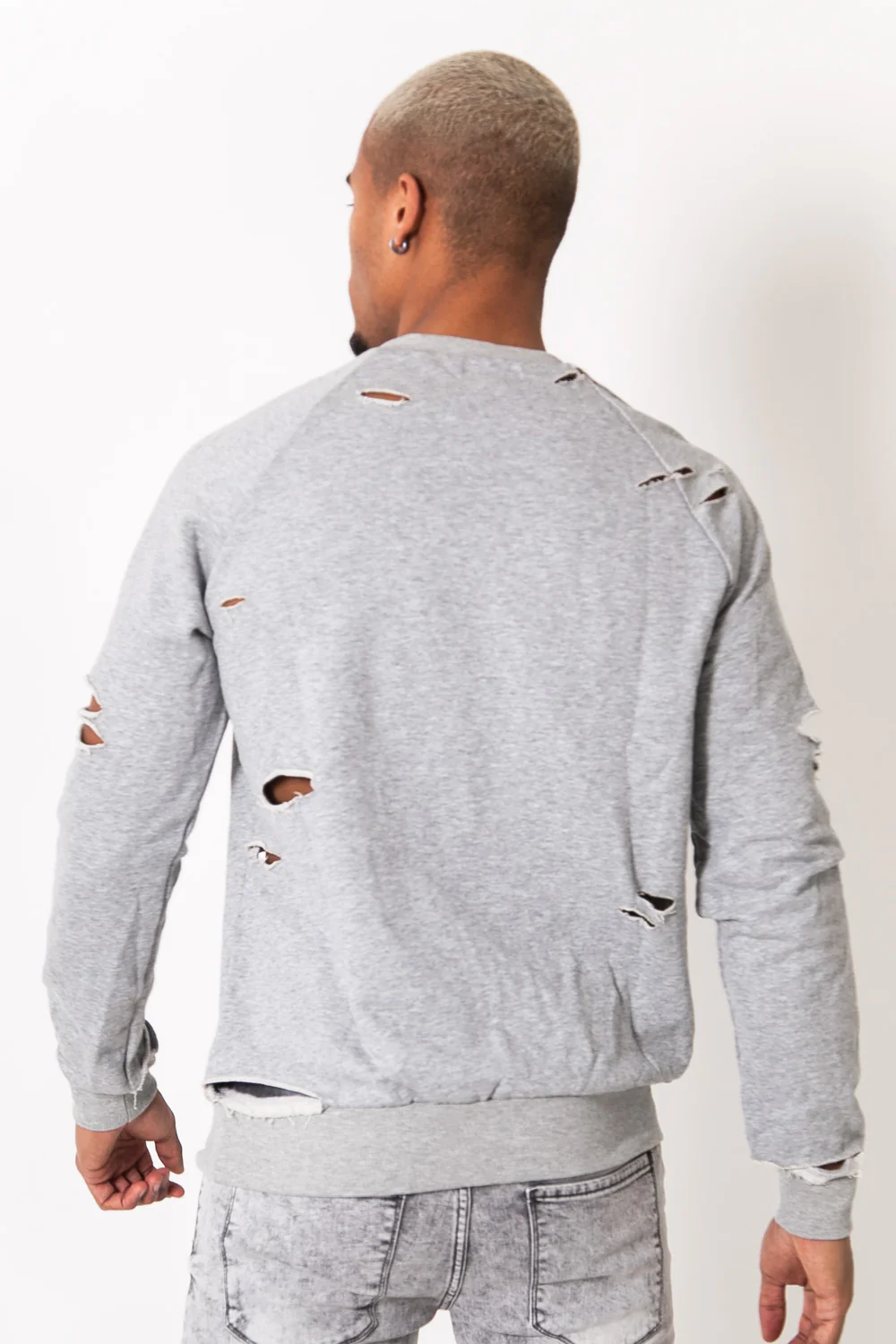Sweat destroy gris 289AW - Image 4