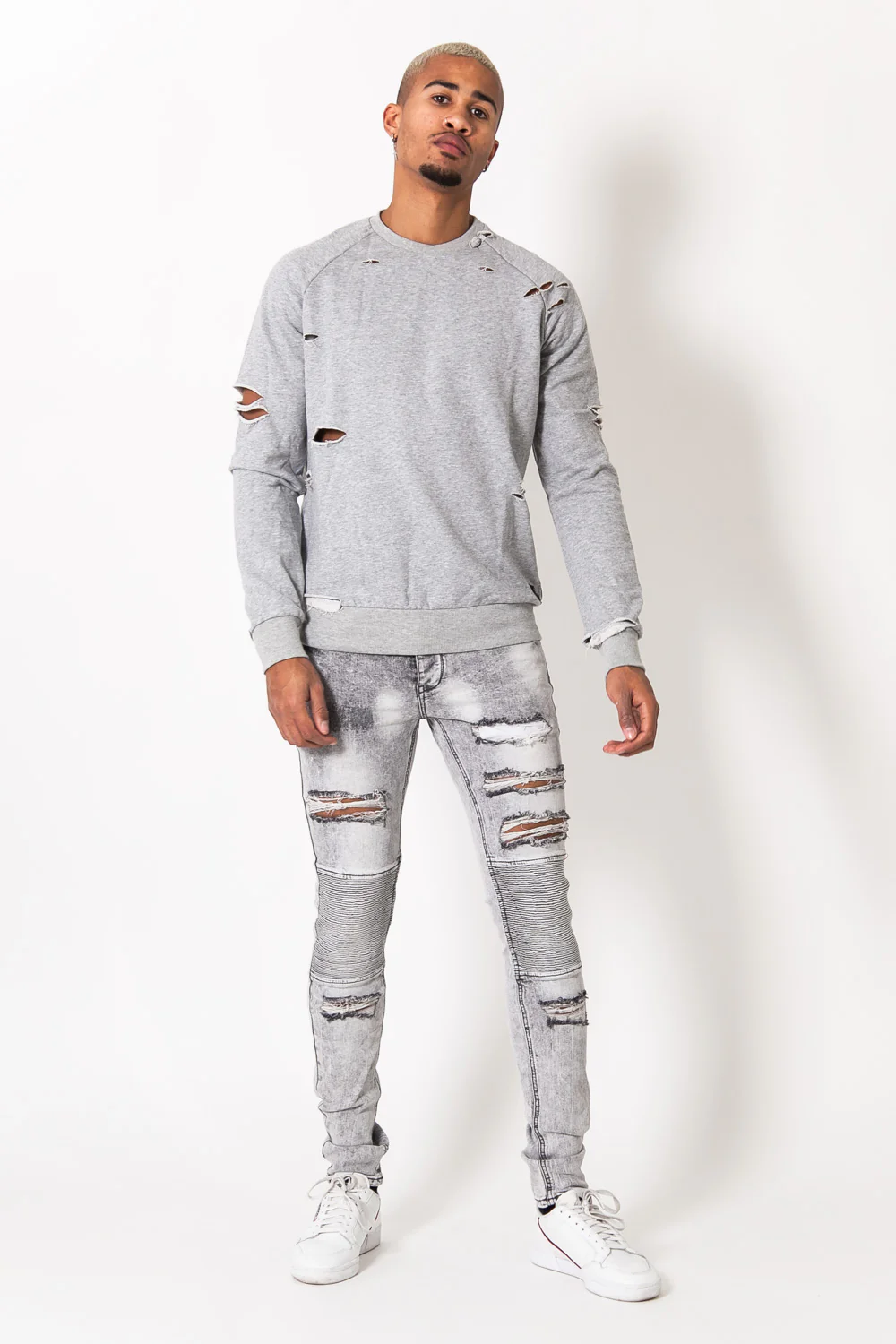 Sweat destroy gris 289AW - Image 5