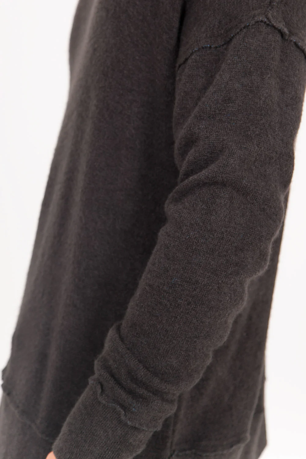 Sweat maille bouclée noir M2201KKN - Image 3