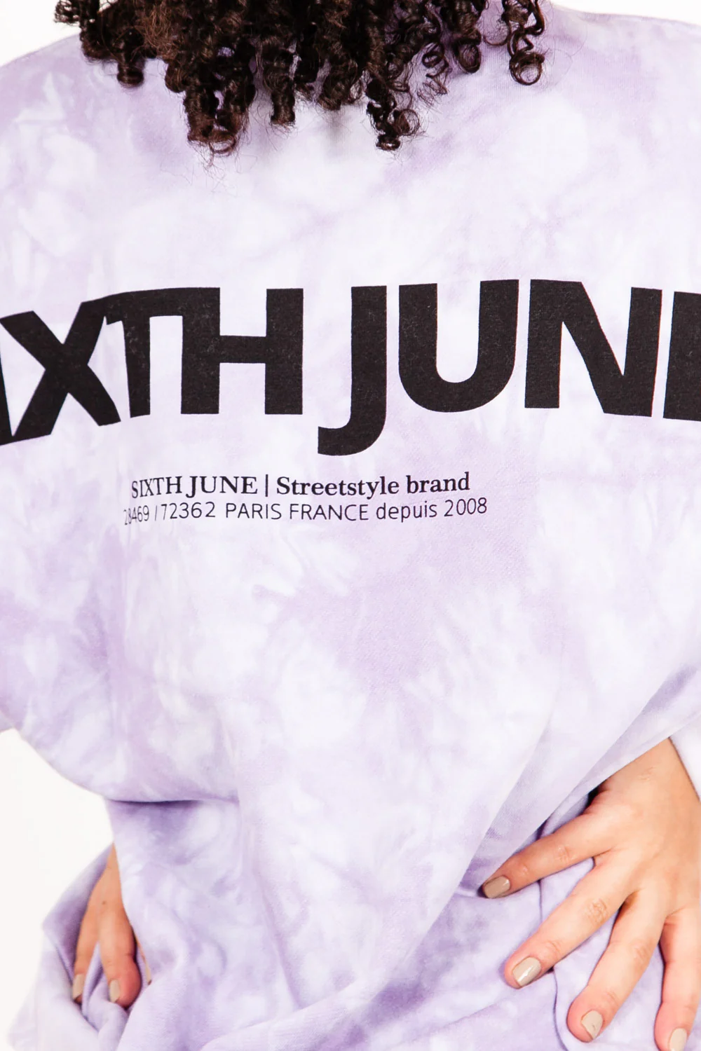 Sweat tie and dye violet - Image 3