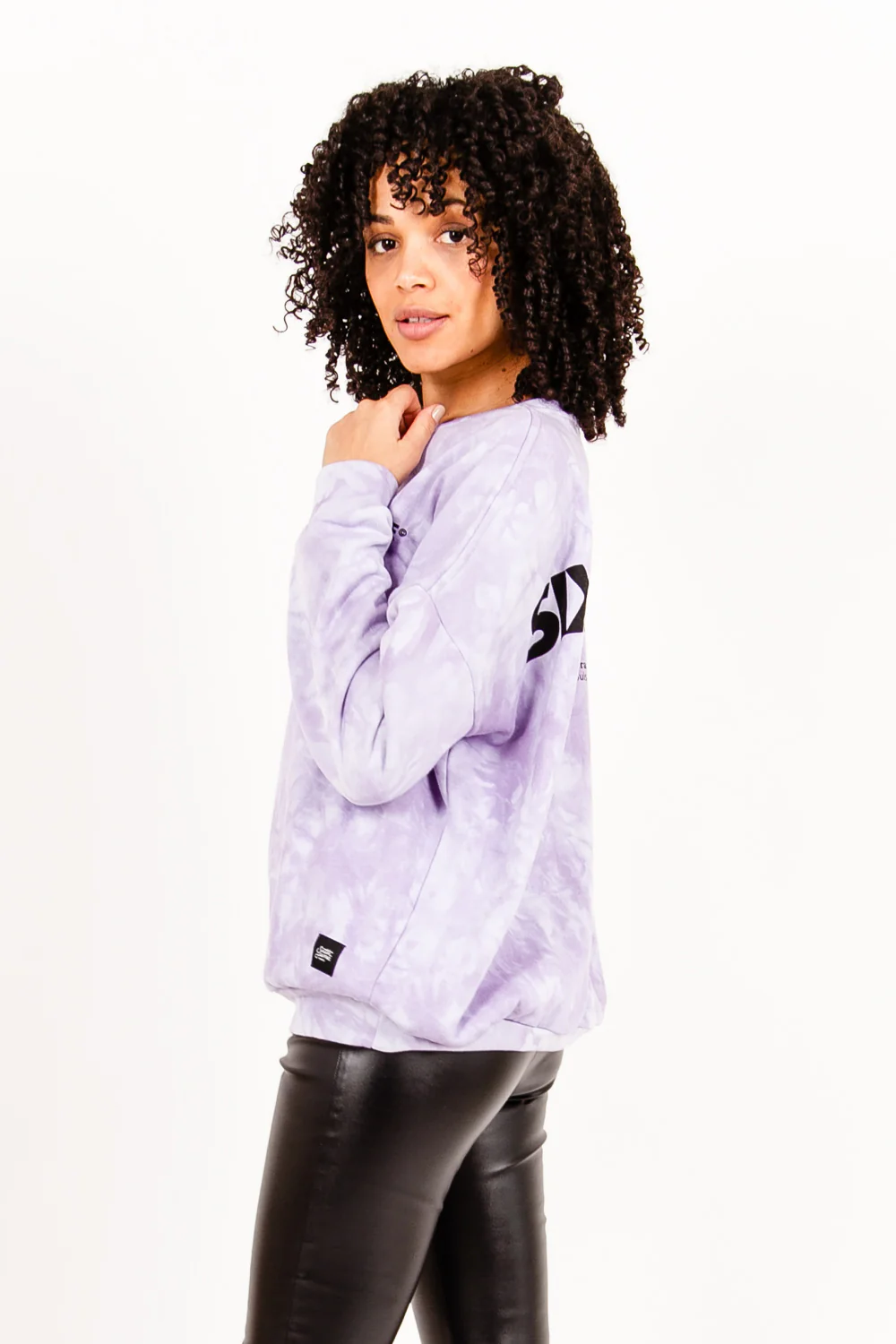 Sweat tie and dye violet - Image 4