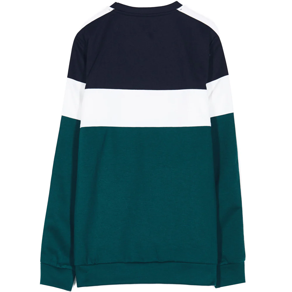 Sweat tricolore logo vert noir blanc - Image 6