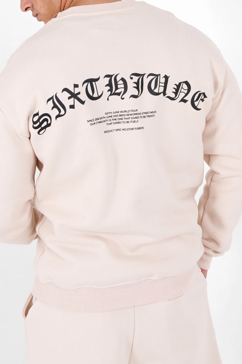 Sweat logo gothique Beige - Image 3