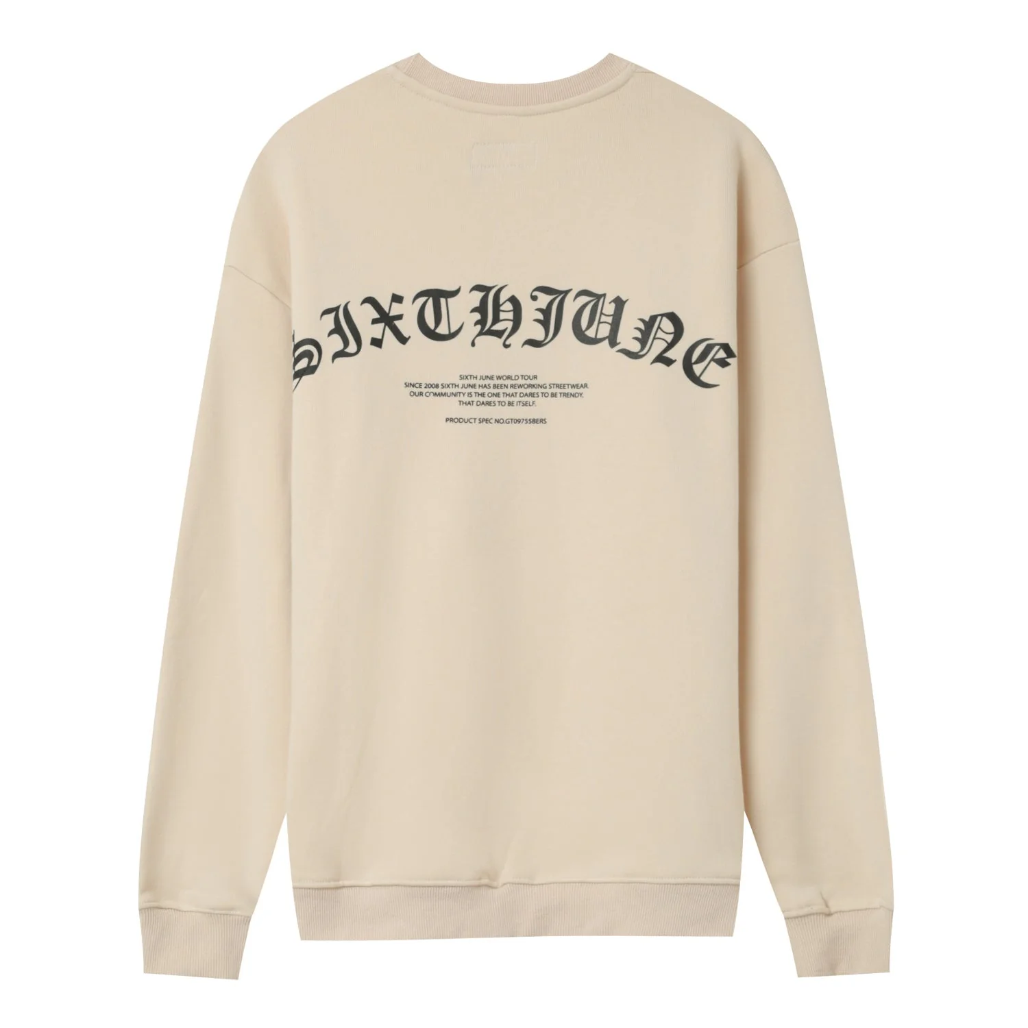 Sweat logo gothique Beige - Image 5
