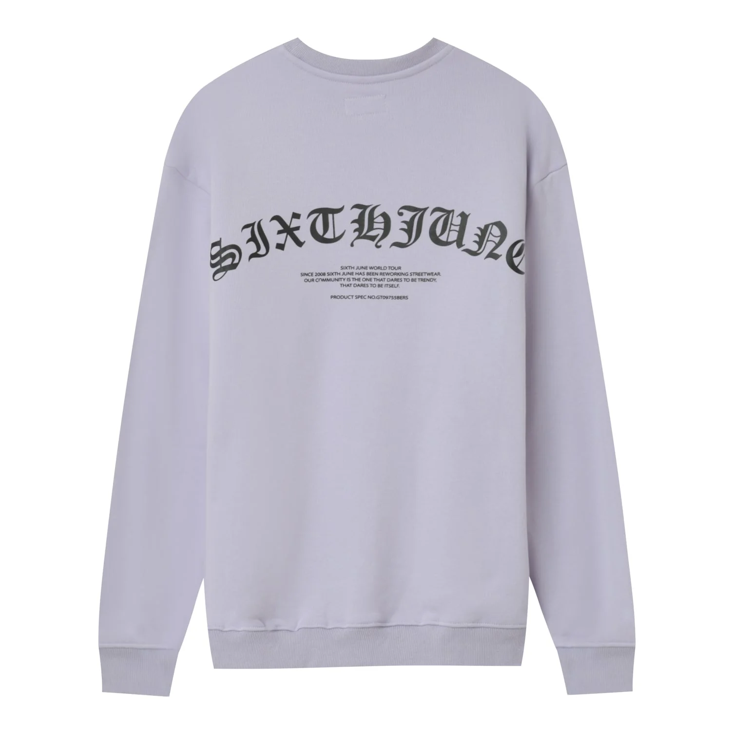 Sweat logo gothique Violet clair - Image 6