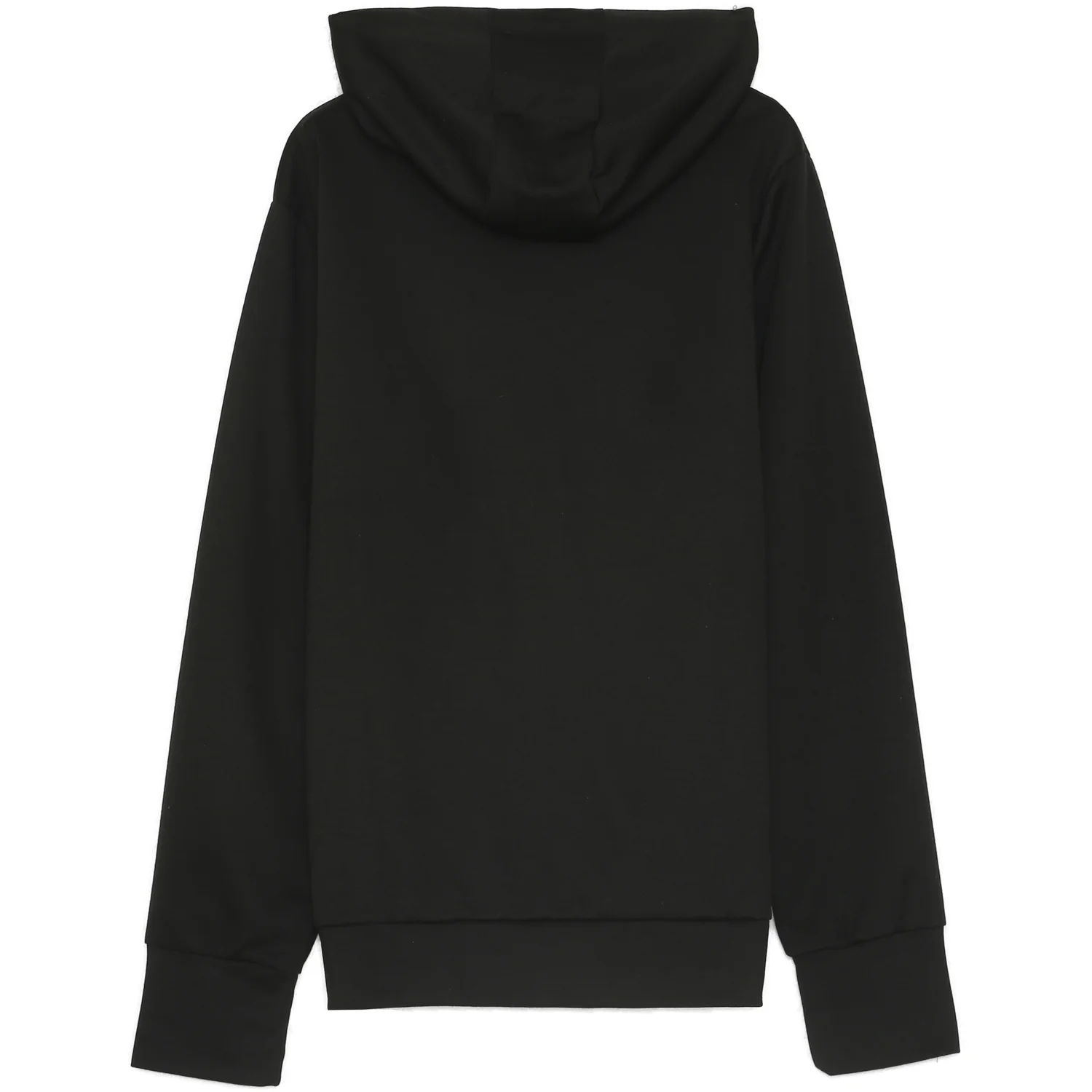 Sweat zippé texté imprimé noir - Image 6