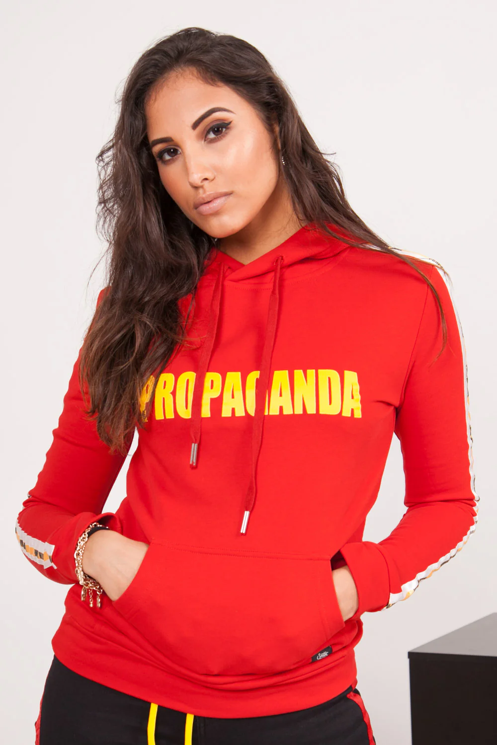 Sweatshirt bandes Propaganda rouge - Image 2