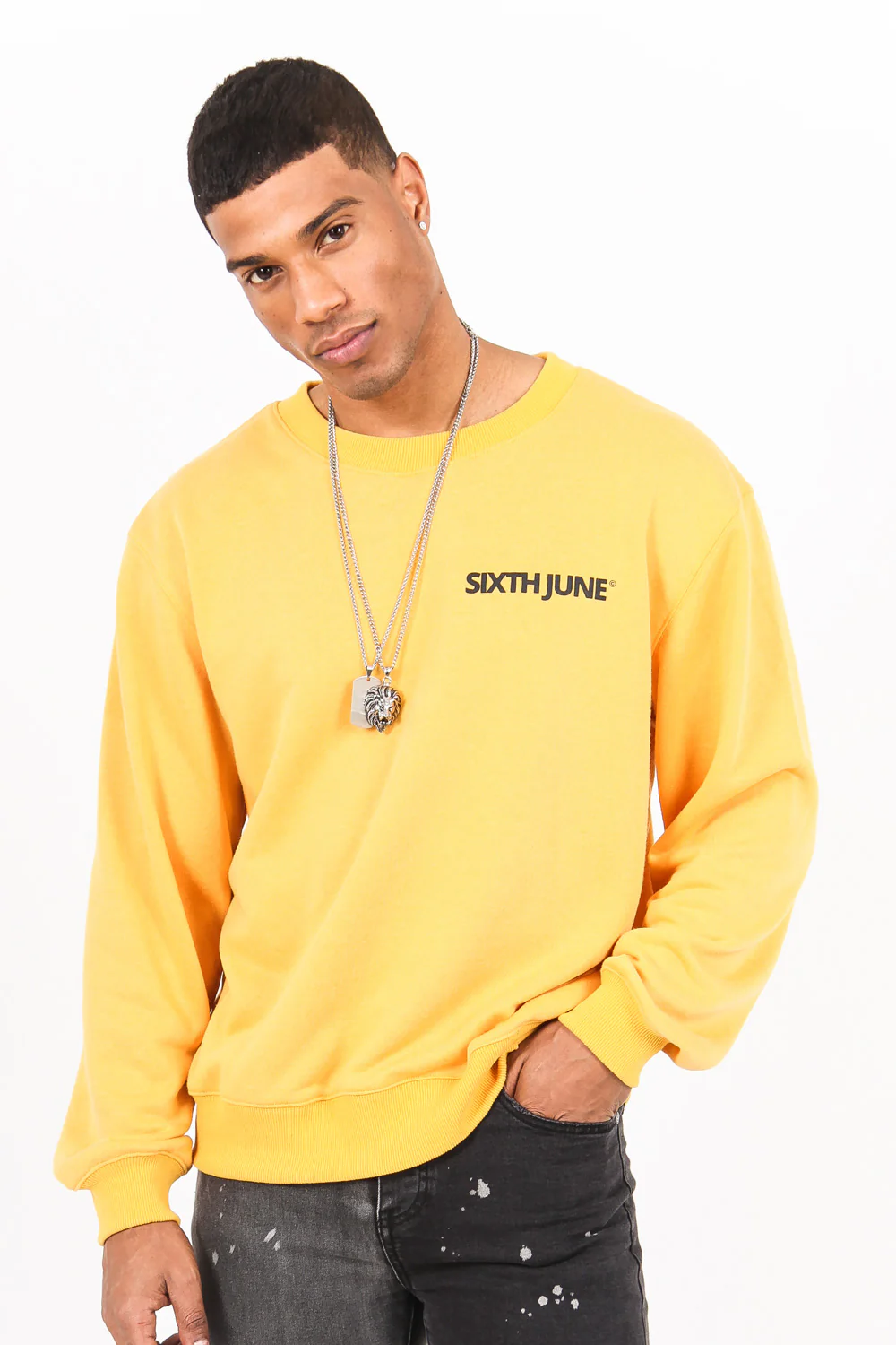 Sweatshirt imprimé double logo - Image 2