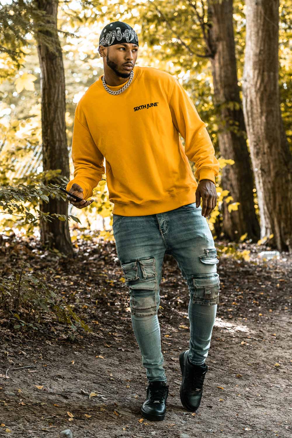 Sweatshirt imprimé double logo - Image 7