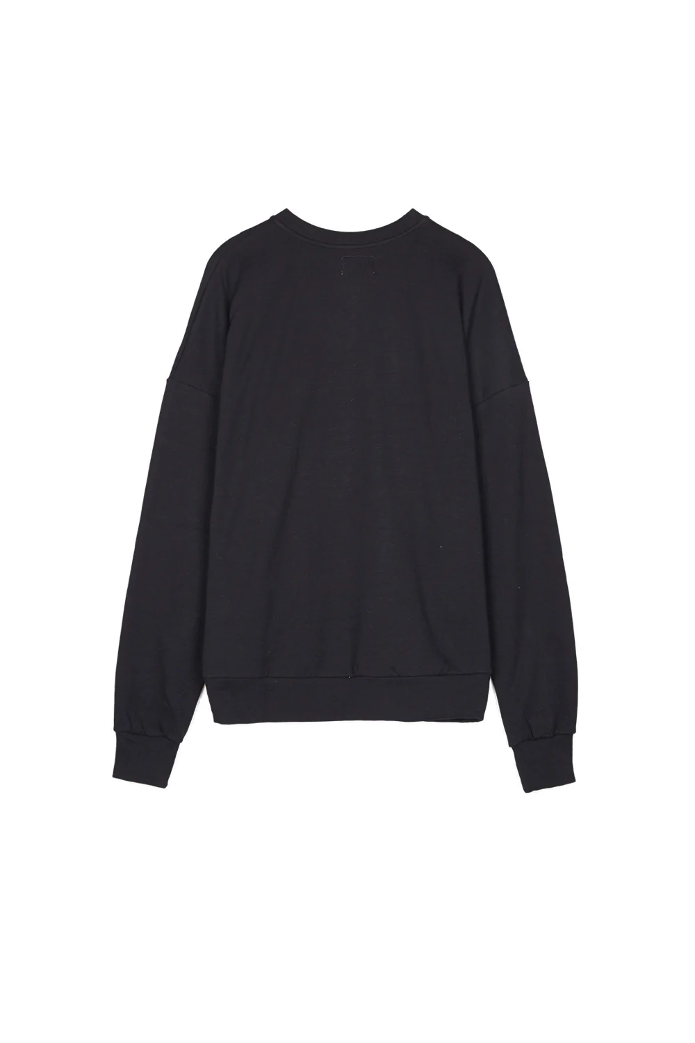 Sweatshirt brodé roses noir - Image 5