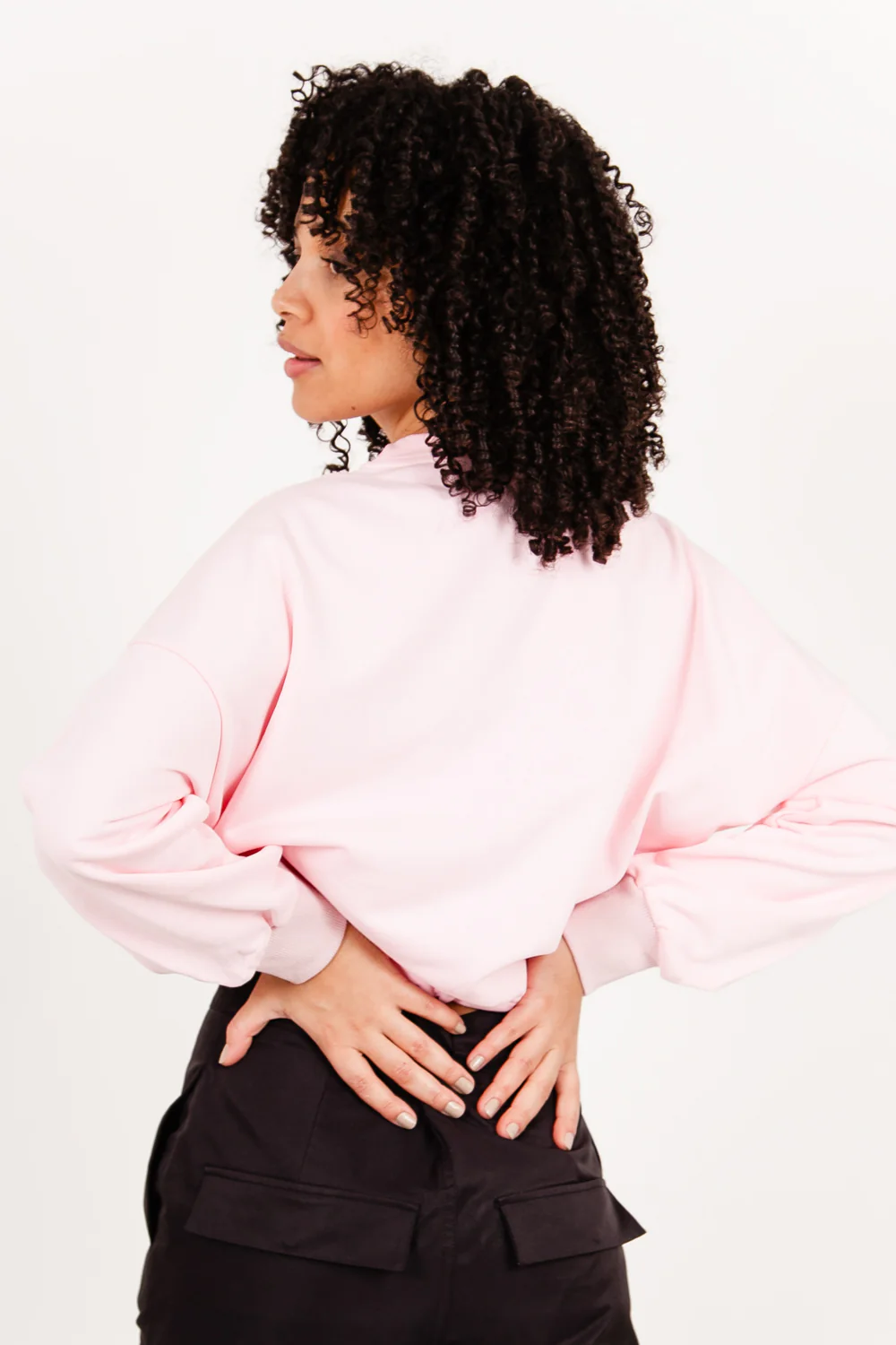 Pull réfléchissant empiècement logo rose - Image 5