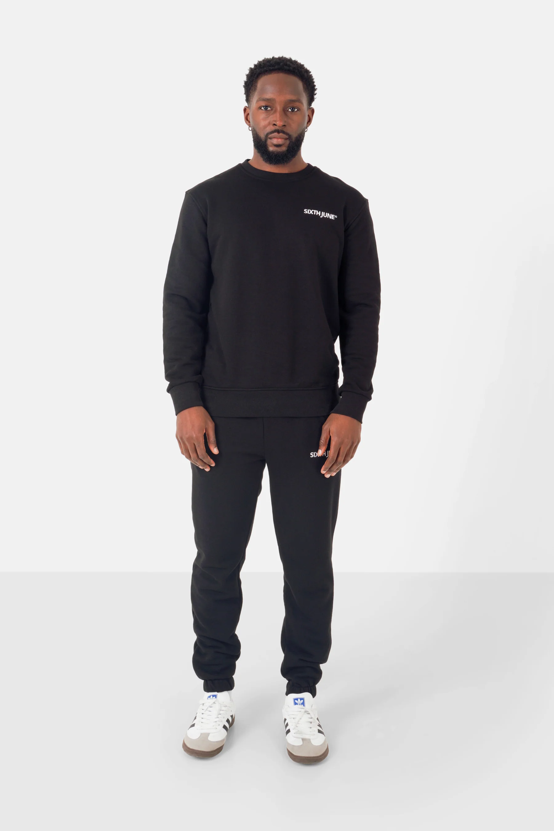 Jogging + sweat logo brodé Noir - Image 5