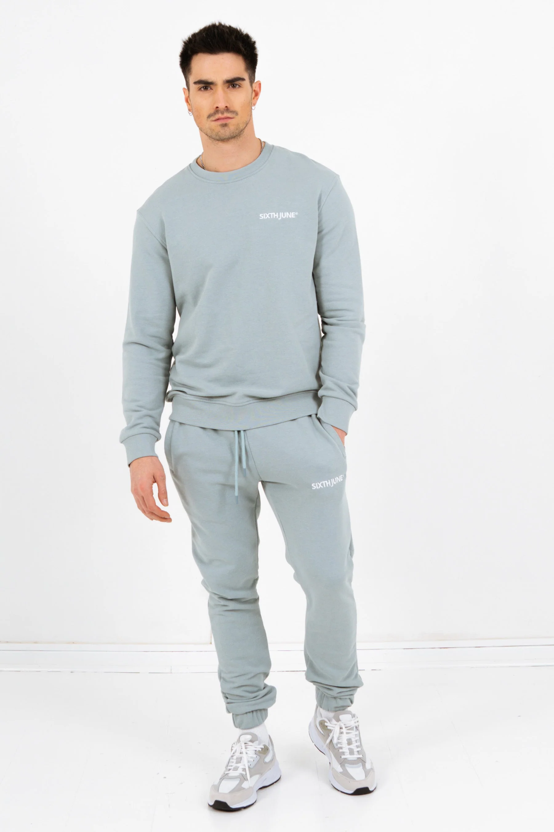 Jogging + sweat logo brodé Blue - Image 2