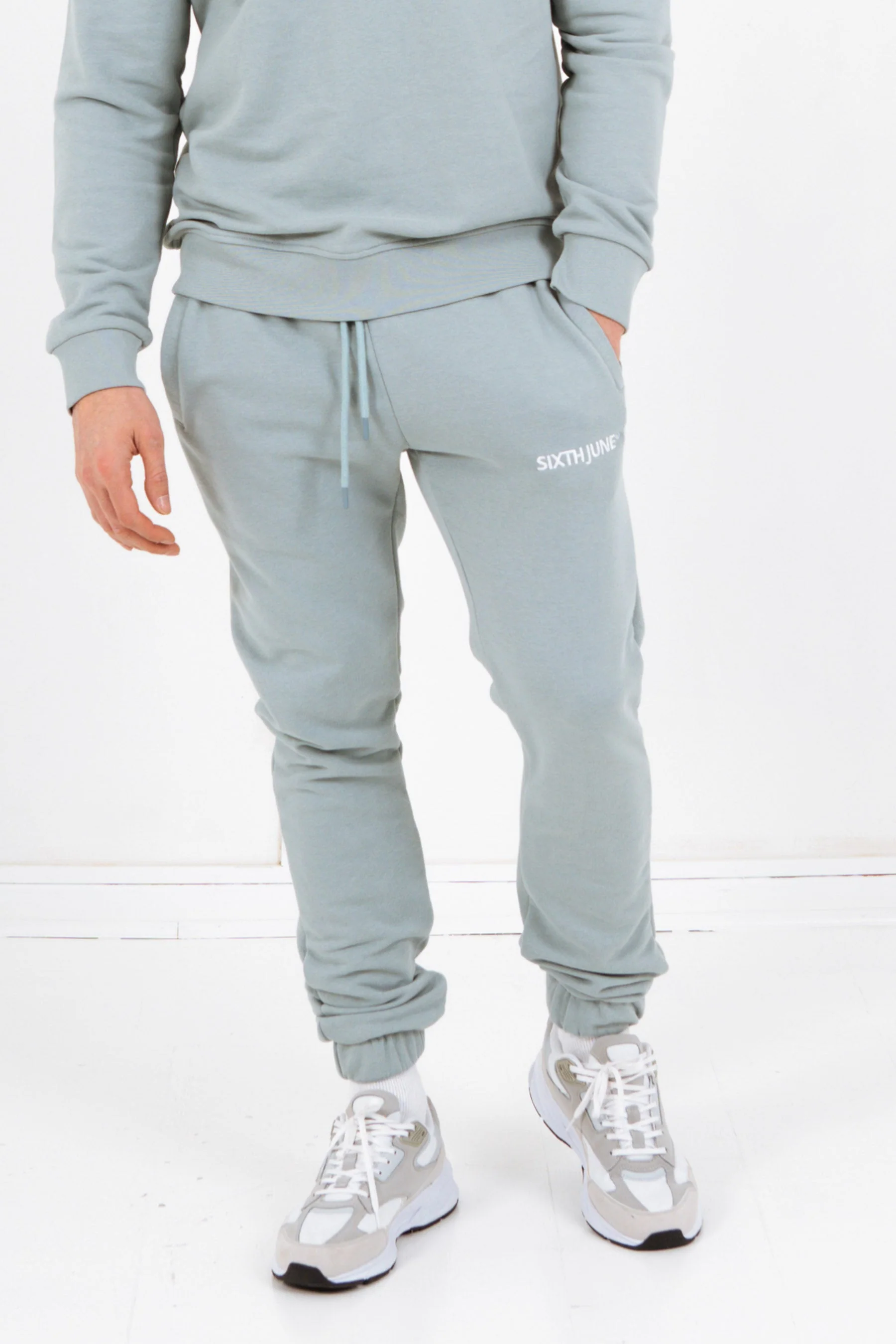 Jogging + sweat logo brodé Blue - Image 4