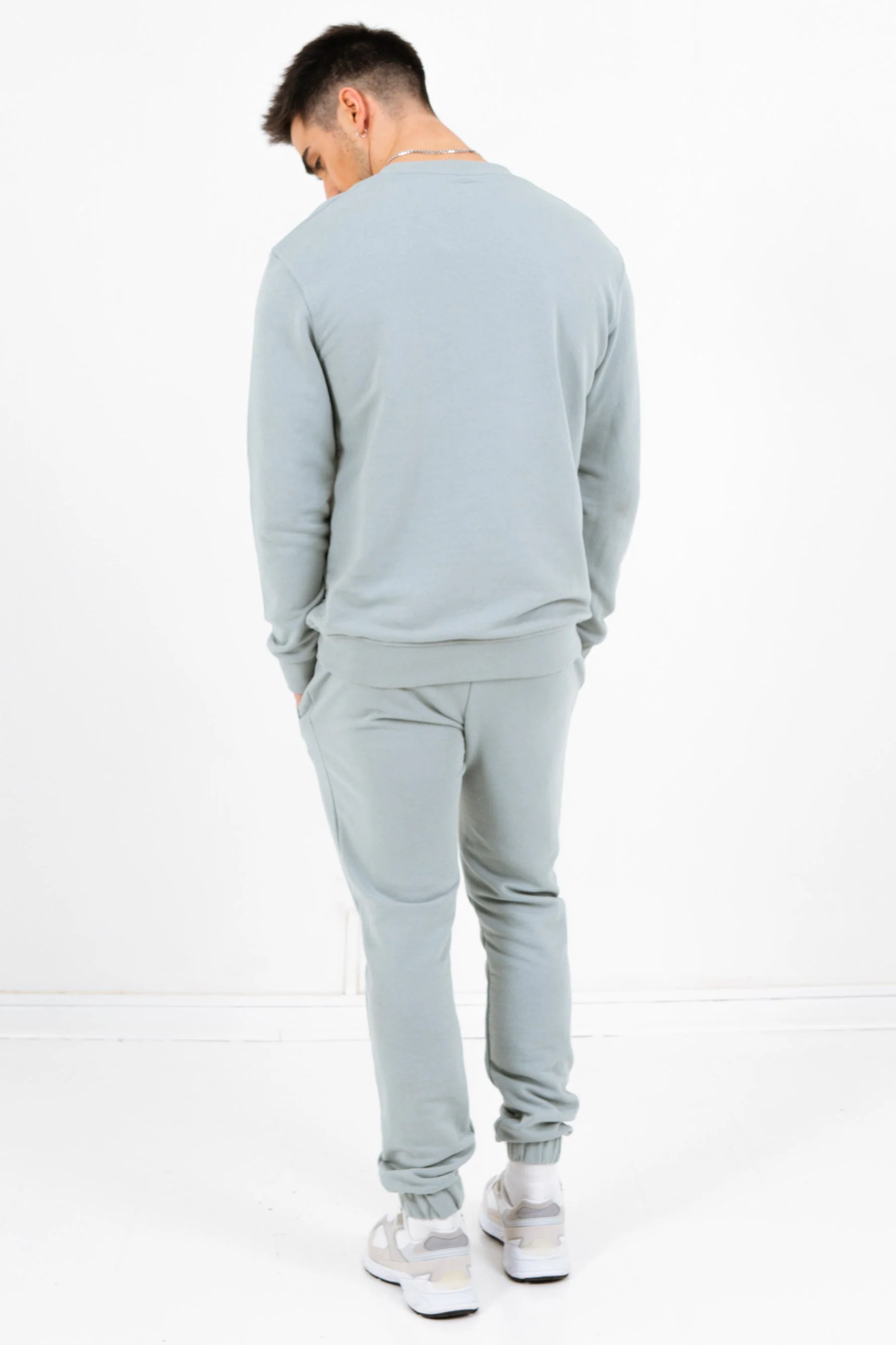 Jogging + sweat logo brodé Blue - Image 5