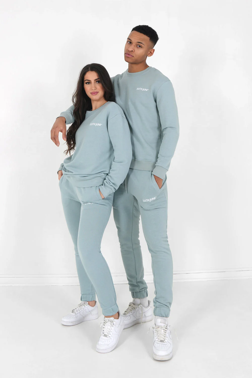 Jogging + sweat logo brodé Blue - Image 6