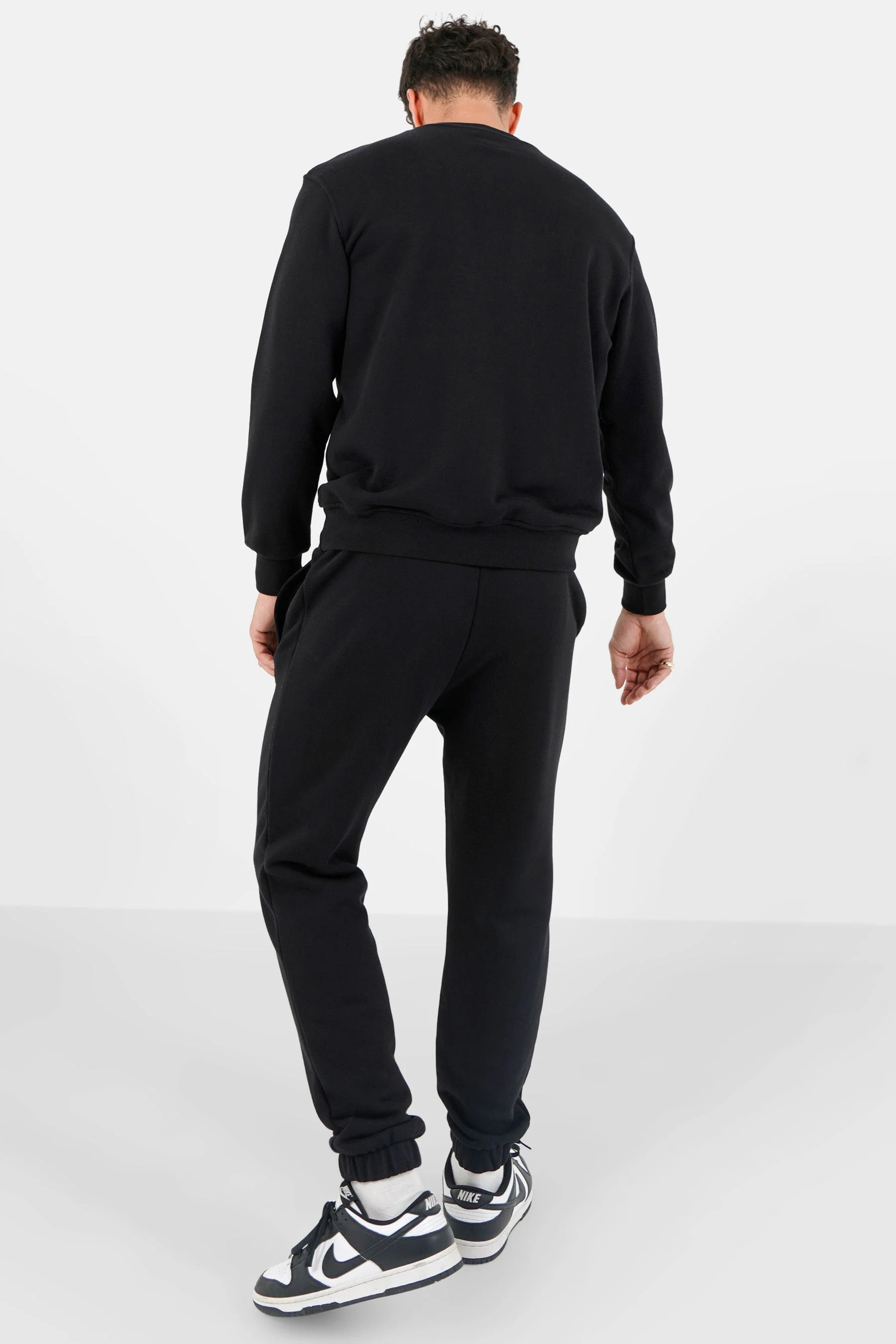 Jogging + sweat logo gommé Noir - Image 5
