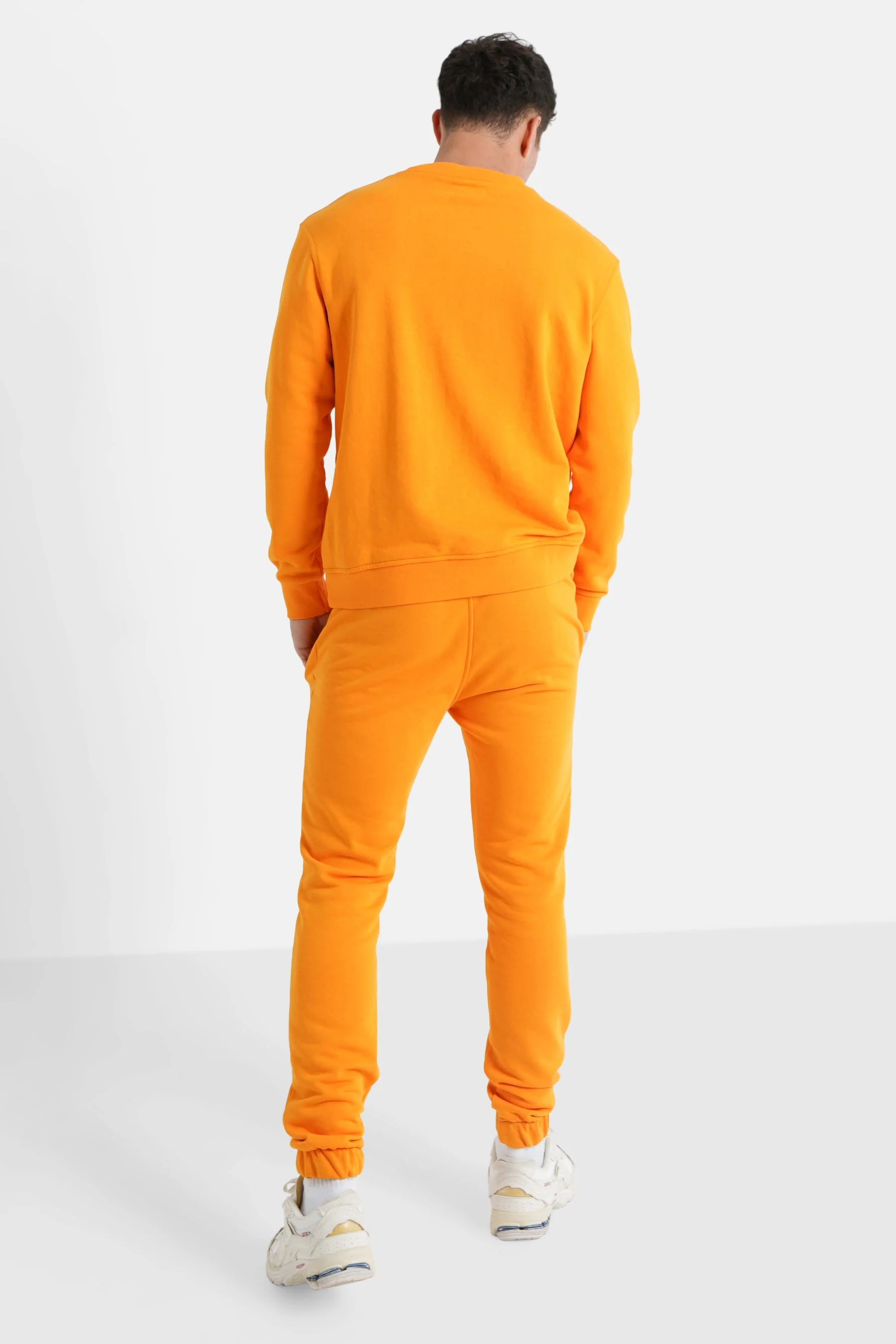 Jogging + sweat logo gommé Orange - Image 5