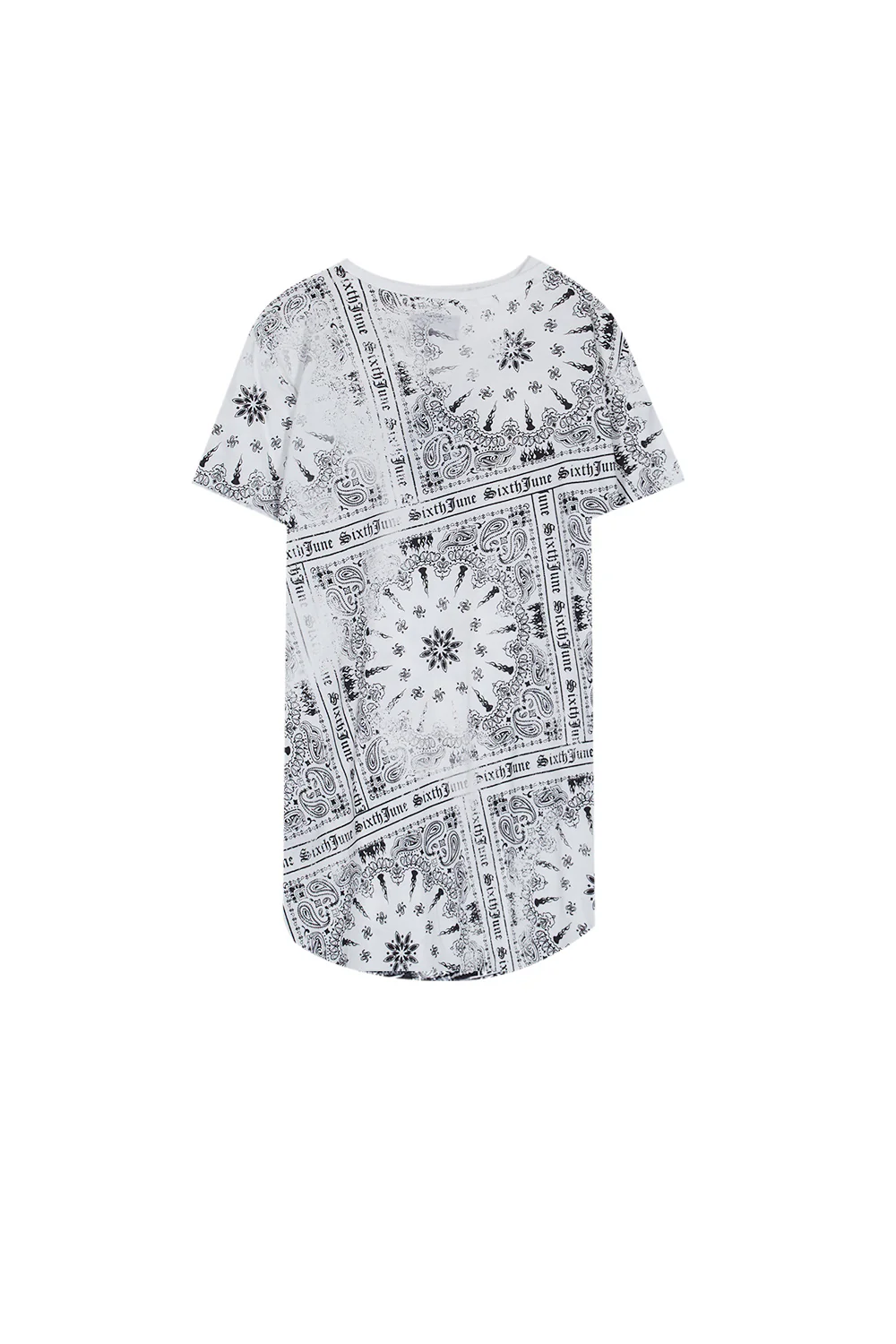 T-shirt all over bandana blanc - Image 5