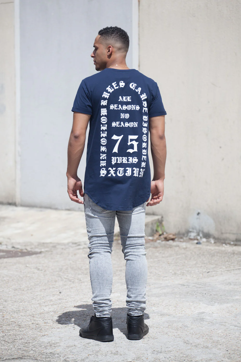 T-shirt All Seasons No Season bleu M2207VTS - Image 3