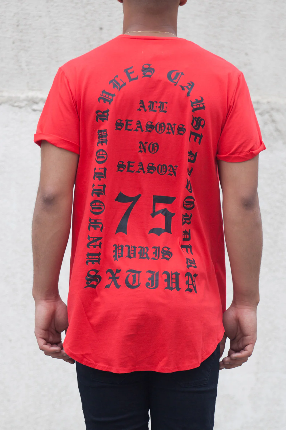 T-shirt All Seasons No Season rouge M2207VTS - Image 4