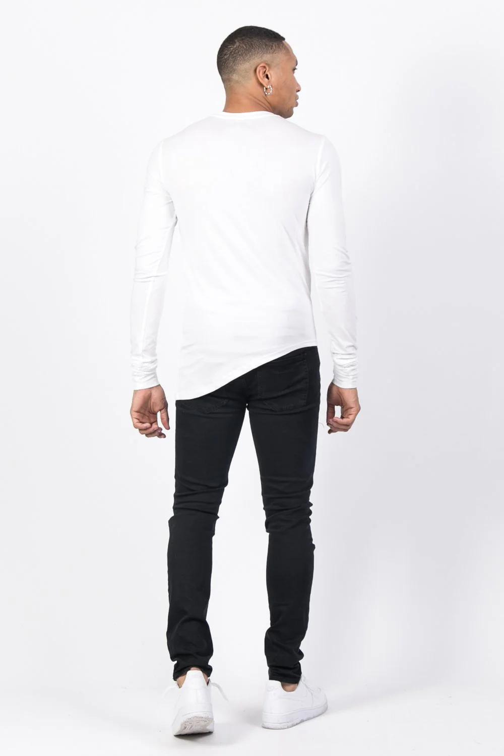 T-shirt amour violence manches longues blanc - Image 5