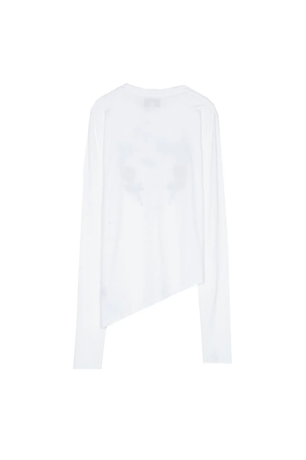 T-shirt amour violence manches longues blanc - Image 7
