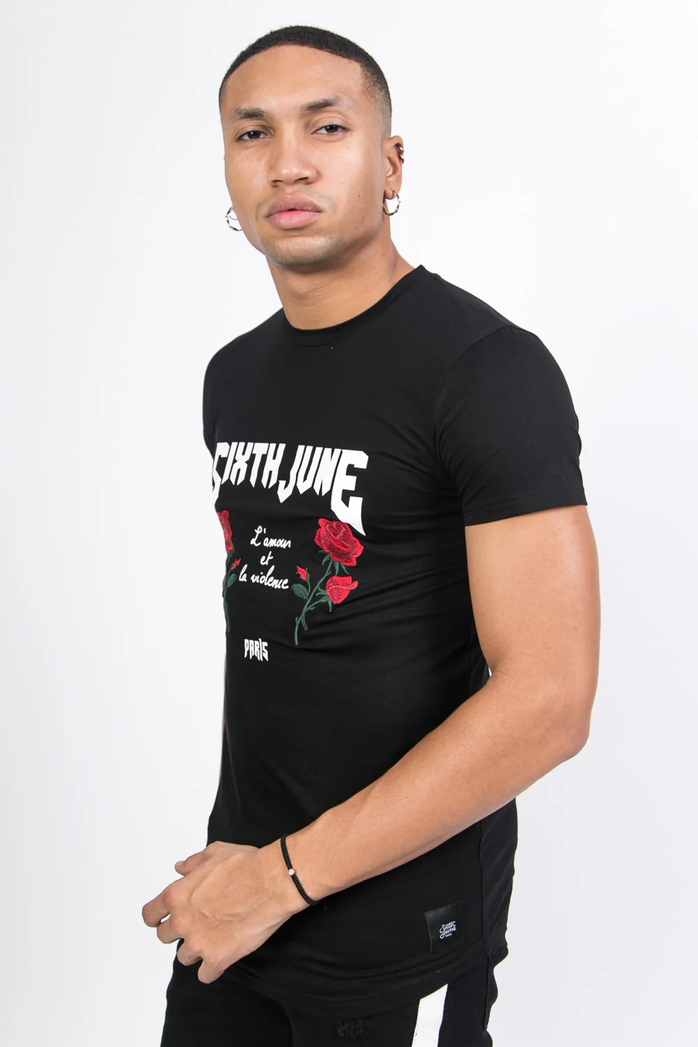 T-shirt amour violence noir - Image 5