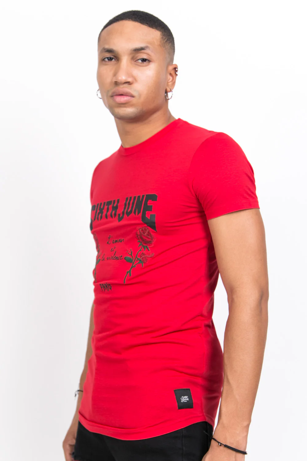 T-shirt amour violence rouge - Image 5