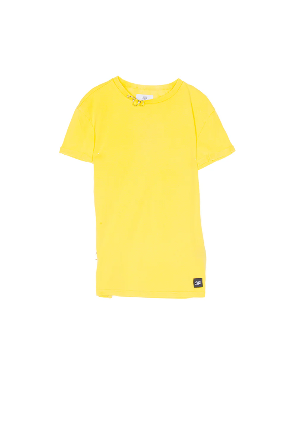 T-shirt anneaux jaune