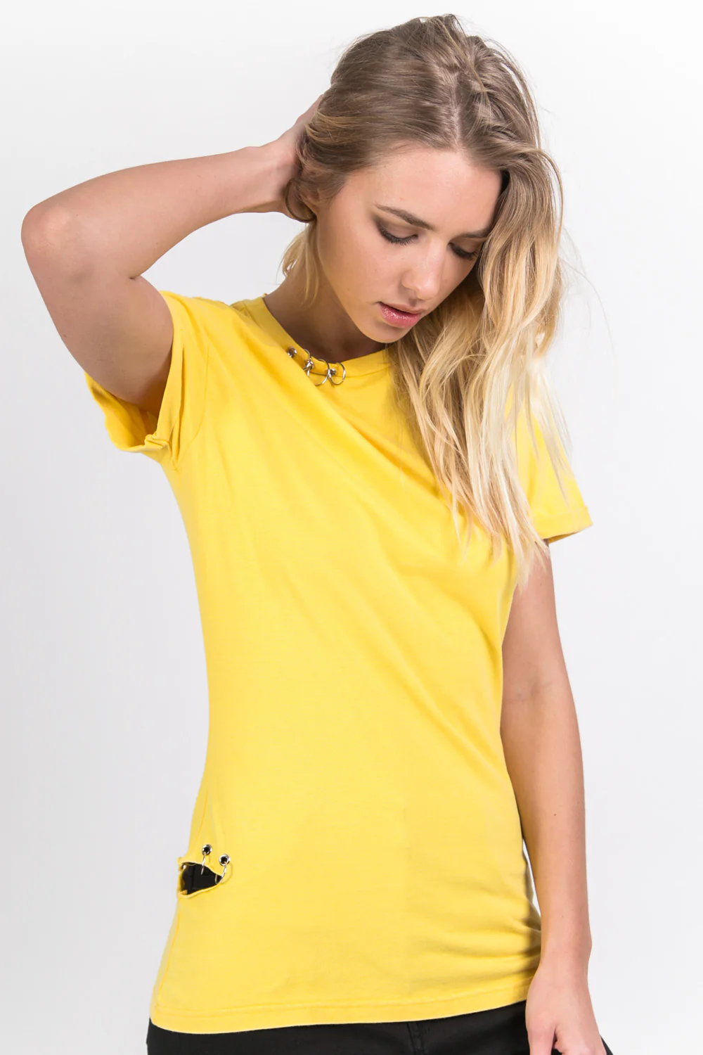 T-shirt anneaux jaune - Image 5