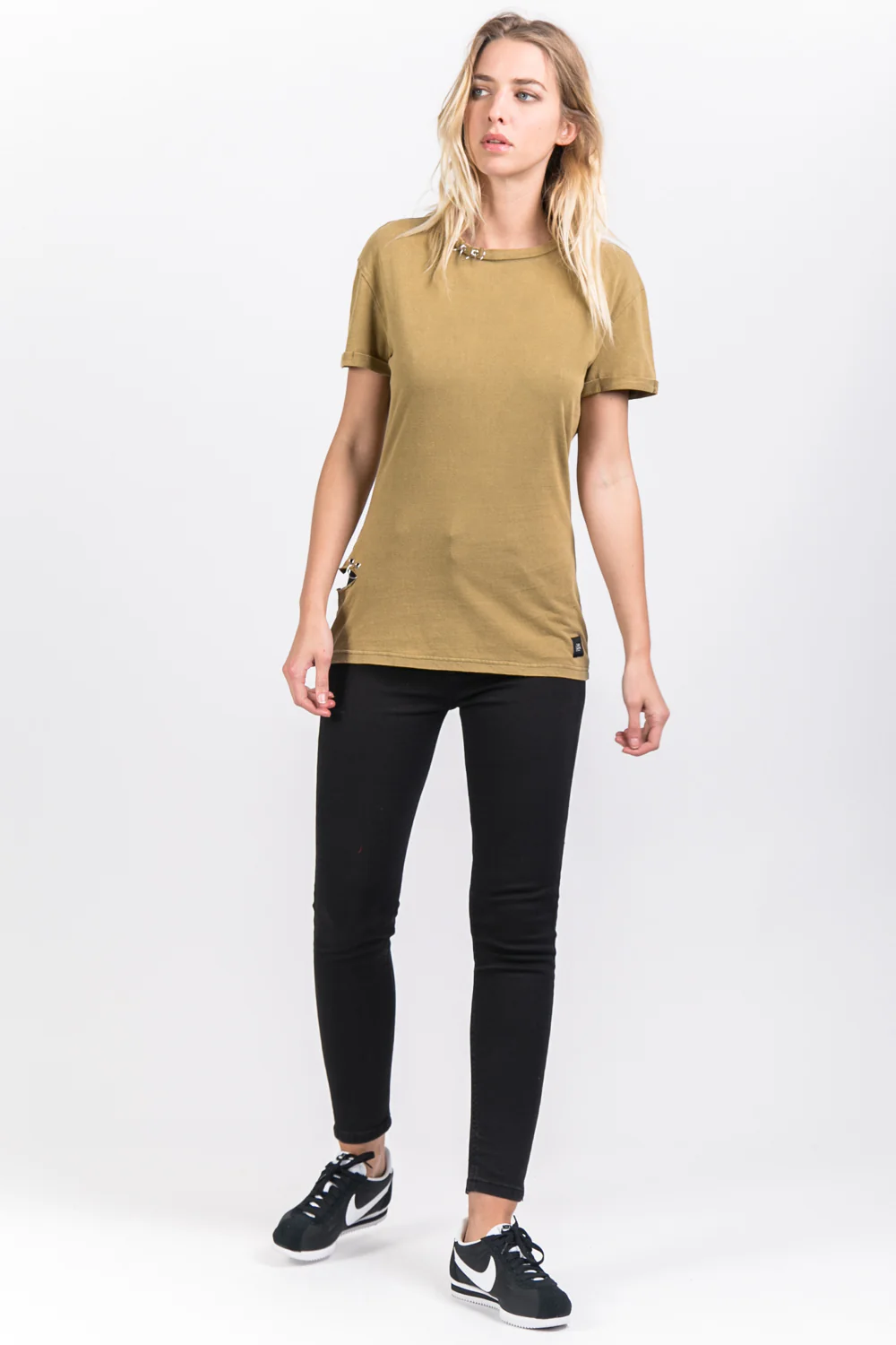 T-shirt anneaux kaki - Image 2