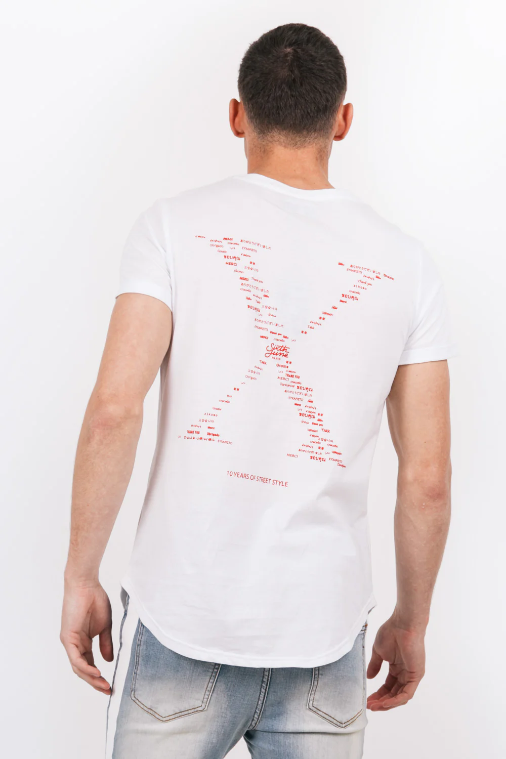 T-shirt anniversaire 10 ans blanc - Image 3
