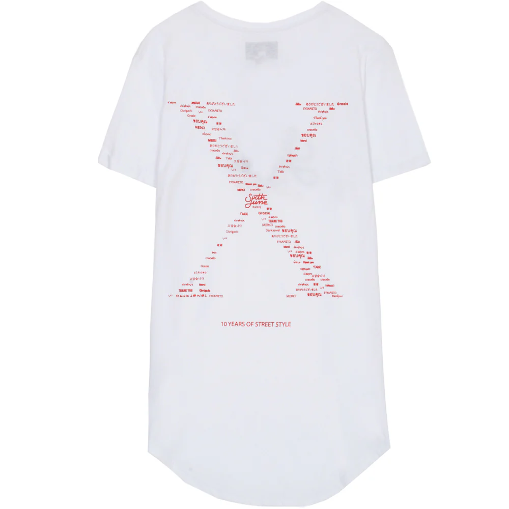 T-shirt anniversaire 10 ans blanc - Image 6