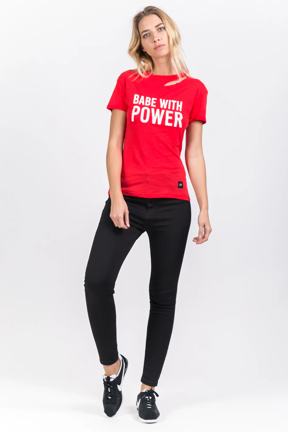 T-shirt Babe with power rouge - Image 2