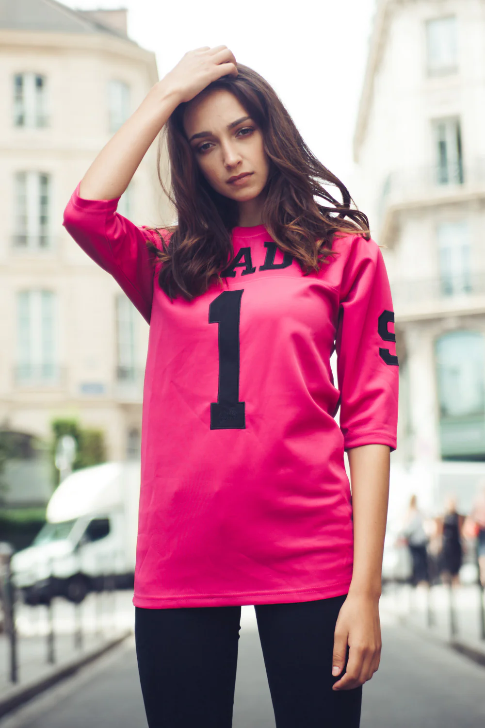 T-shirt Bad 1 néoprène rose Sixth June - Image 5